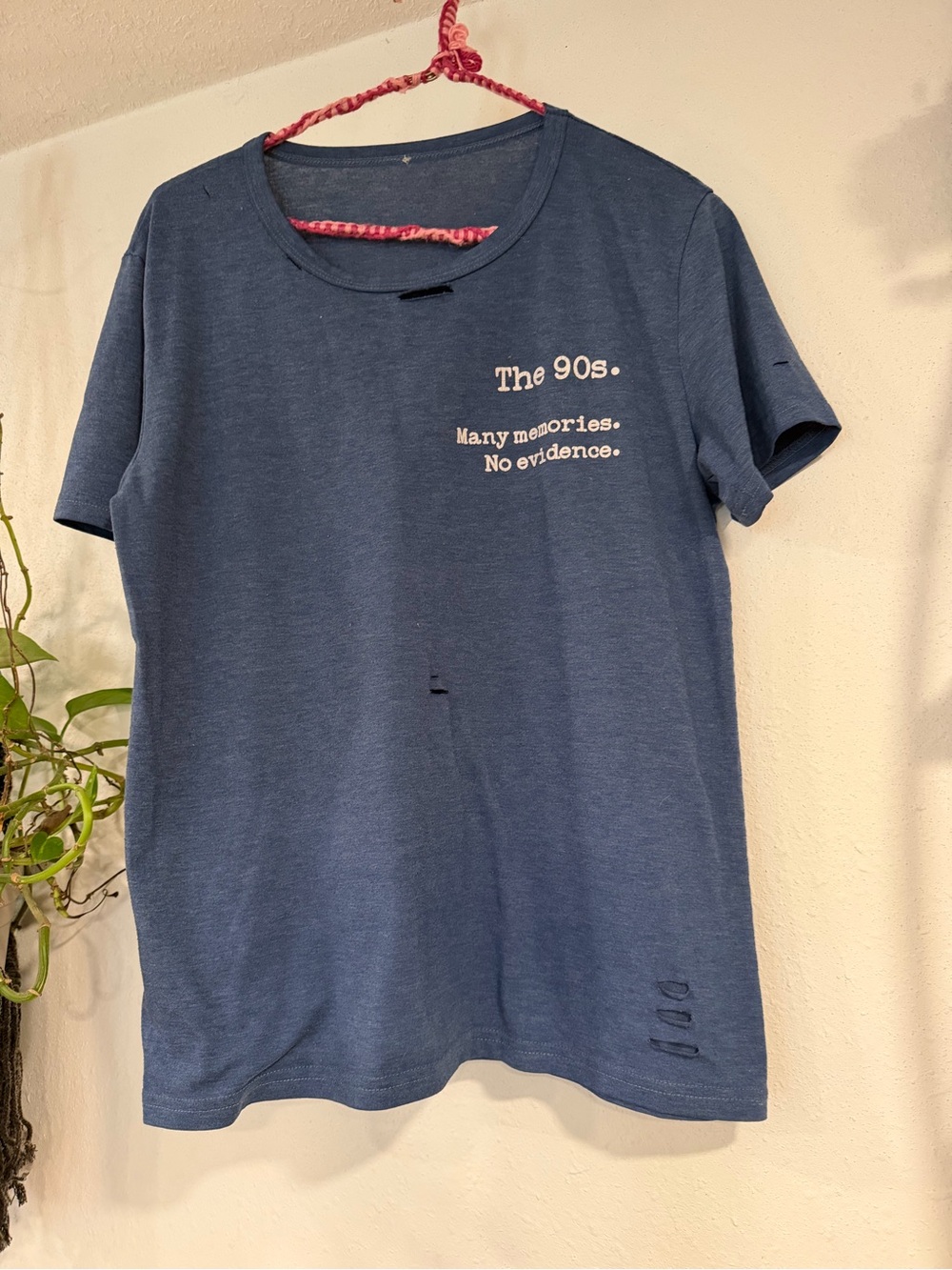 Blue 'The 90s' Graphic Women’s Short Sleeve Tee